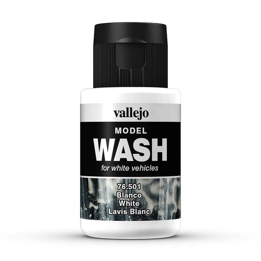 [VALLEJO 76501  ] VALLEJO 76501  Wash-Color, blanc, 35 ml 