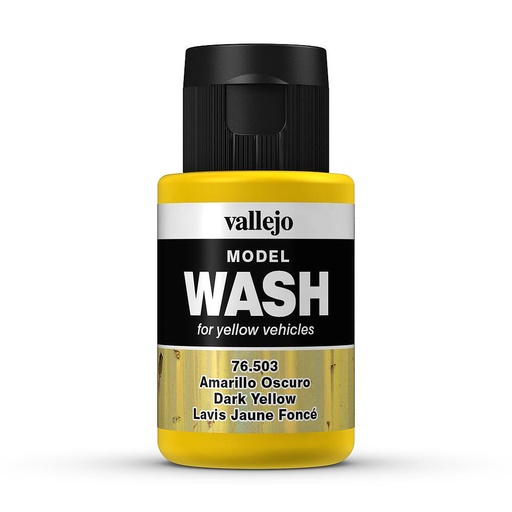 [VALLEJO 76503  ] VALLEJO 76503  Wash-Color, Jaune foncé, 35 ml 