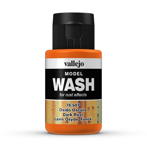 [VALLEJO 76507  ] VALLEJO 76507  Wash-Color, Rouille foncée, 35 ml 