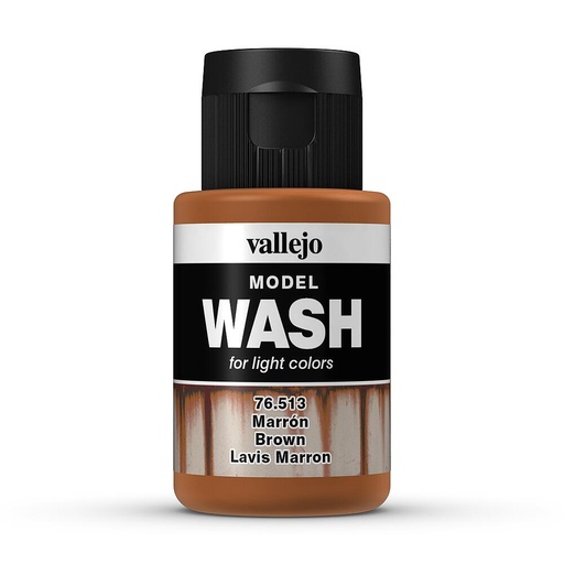 [VALLEJO 76513  ] VALLEJO 76513  Wash-Color, brun, 35 ml 