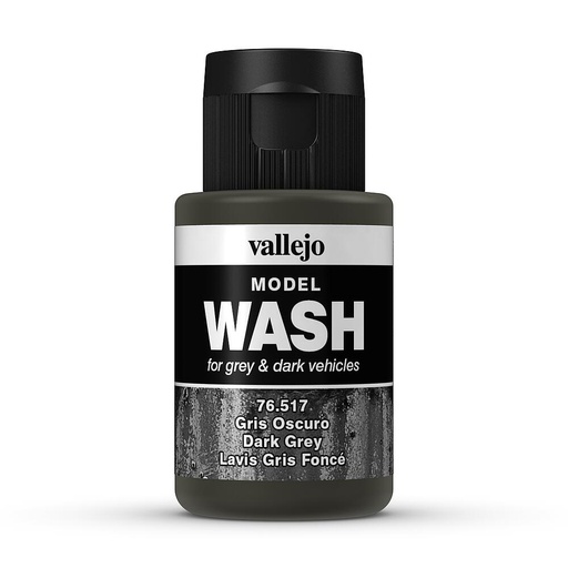 [VALLEJO 76517  ] VALLEJO 76517  Wash-Color, Gris foncé, 35 ml 