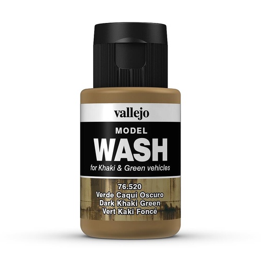 [VALLEJO 76520  ] VALLEJO 76520  Wash-Color, Vert kaki foncé, 35 ml 