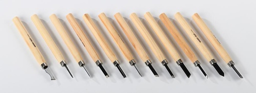 [AMATI B7451  ] AMATI B7451  Outils de sculpture, set de 12 pièces 