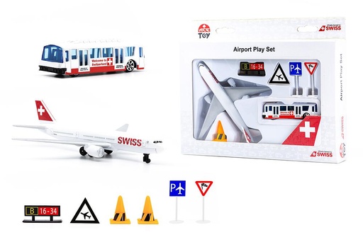 [ACE 81002201  ] ACE 81002201  ACE Toy Ensemble de jeu pour aéroport suisse 