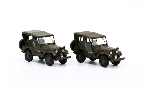 [ACE 85005105  ] ACE 85005105  1/87 Coffret de 2 Willy's Armee-Jeep M38A1 