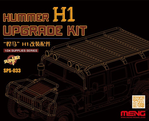 [MENG MODEL SPS-033  ] MENG MODEL SPS-033  1/24 Hummer H1, mise à niveau, résine 