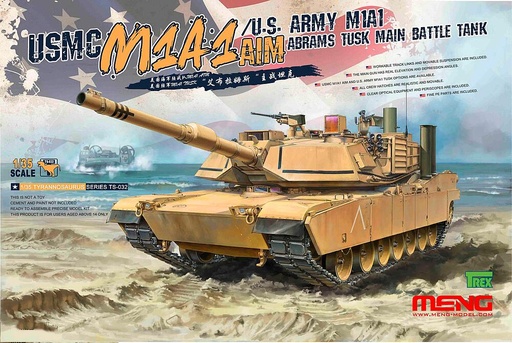 [MENG MODEL TS-032  ] MENG MODEL TS-032  1/35 USMC M1A1 AIM / US-Army M1A1 Abrams TUSK 