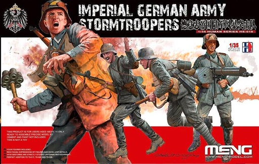 [MENG MODEL HS-010  ] MENG MODEL HS-010  1/35 Troupes d'assaut allemandes WWI 