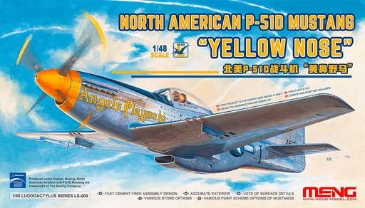 [MENG MODEL LS-009  ] MENG MODEL LS-009  1/48 P-51D Mustang, nez jaune 