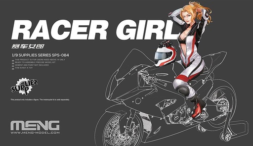 [MENG MODEL SPS-084  ] MENG MODEL SPS-084  1/9 Racer Girl 
