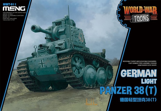[MENG MODEL WWT-011  ] MENG MODEL WWT-011  Char léger 38(T) 