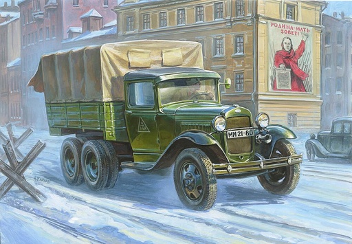 [ZVEZDA 3547  ] ZVEZDA 3547  1/35 GAZ-AAA 3 essieux 