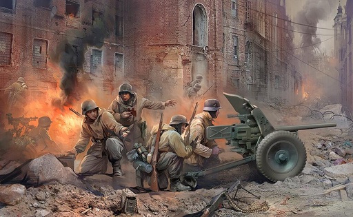 [ZVEZDA 3610  ] ZVEZDA 3610  1/35 PAK 36 avec équipage 