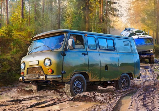 [ZVEZDA 3644  ] ZVEZDA 3644  1/35 UAZ 3909 