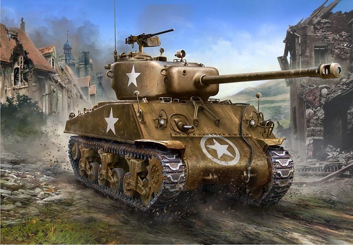 [ZVEZDA 3676  ] ZVEZDA 3676  1/35 M4 A3 (76 mm) Sherman 