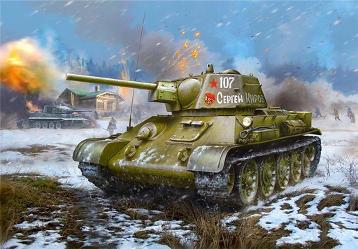 [ZVEZDA 3686  ] ZVEZDA 3686  1/35 T-34/76, 1942 