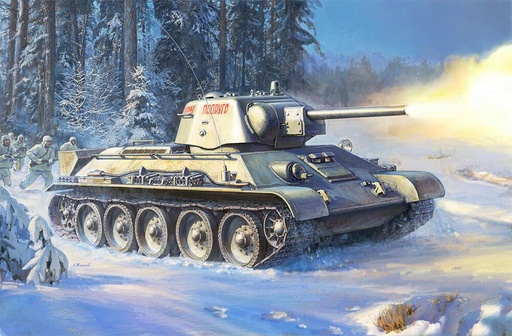 [ZVEZDA 3689  ] ZVEZDA 3689  1/35 T-34/76, 1943 Uralmash 