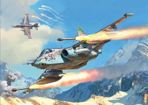 [ZVEZDA 4807  ] ZVEZDA 4807  1/48 SU-25 Pied de grenouille 