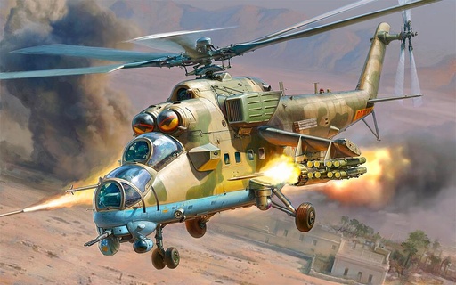 [ZVEZDA 4813  ] ZVEZDA 4813  1/48 MIL Mi-35 M Hind E 