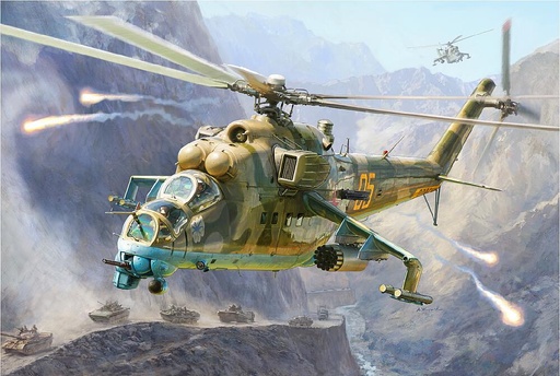 [ZVEZDA 4823  ] ZVEZDA 4823  1/48 MIL-Mi 24 V/VP 