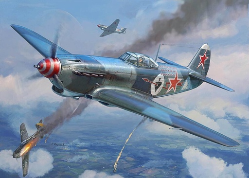 [ZVEZDA 4831  ] ZVEZDA 4831  1/48 Yak-9-T avec canon 
