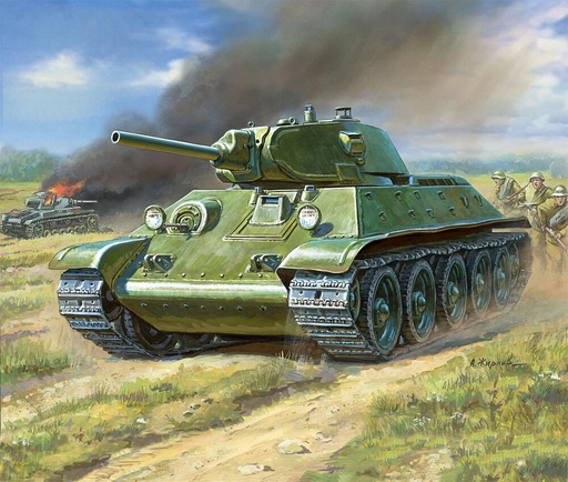 [ZVEZDA 6101  ] ZVEZDA 6101  1/100 T-34 
