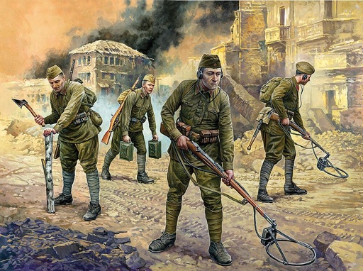 [ZVEZDA 6108  ] ZVEZDA 6108  1/72 WWII Pionniers soviétiques 