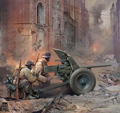 [ZVEZDA 6114  ] ZVEZDA 6114  1/72 Pak-36 avec équipage 