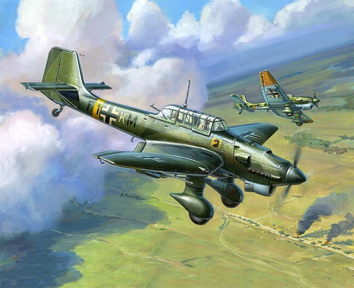 [ZVEZDA 6123  ] ZVEZDA 6123  1/144 Junkers JU-87 Stuka 