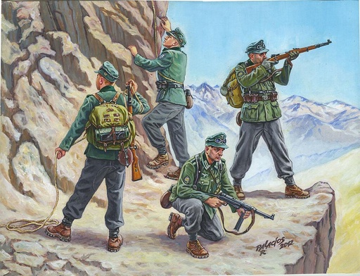 [ZVEZDA 6154  ] ZVEZDA 6154  1/72 WWII chasseurs alpins allemands 