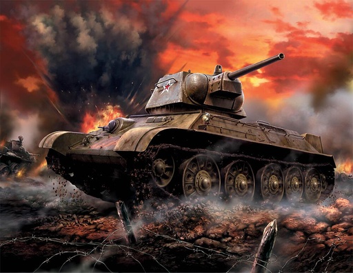 [ZVEZDA 6159  ] ZVEZDA 6159  1/100 T-34-76 mod.1942 
