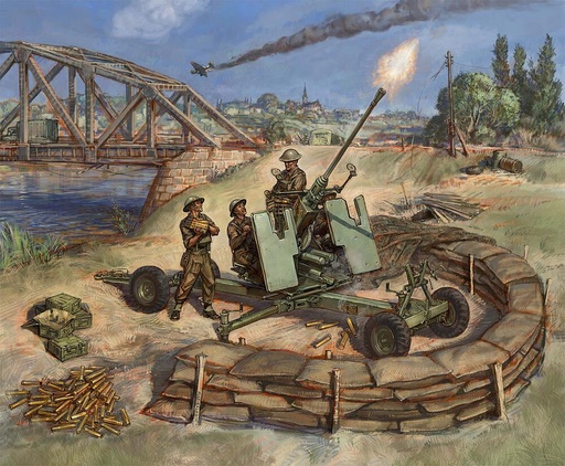 [ZVEZDA 6170  ] ZVEZDA 6170  1/72 Canon Bofors 40 mm Mk-2 AA 