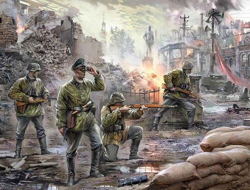 [ZVEZDA 6180  ] ZVEZDA 6180  1/72 WWII Troupes d'élite allemandes 1939-43 