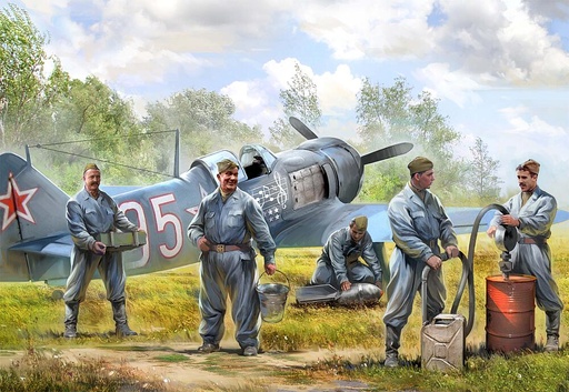 [ZVEZDA 6187  ] ZVEZDA 6187  1/72 WWII Personnel au sol de l'armée de l'air soviétique 