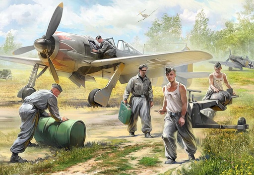 [ZVEZDA 6188  ] ZVEZDA 6188  1/72 WWII personnel au sol de l'armée de l'air allemande 