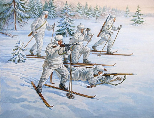 [ZVEZDA 6199  ] ZVEZDA 6199  1/72 WWII skieurs soviétiques 