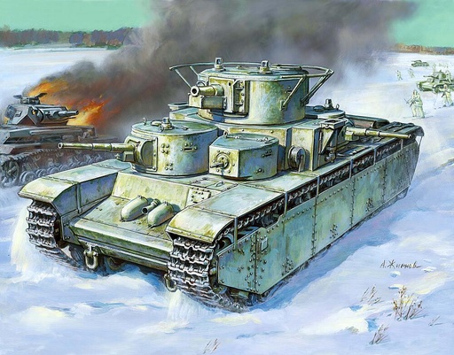 [ZVEZDA 6203  ] ZVEZDA 6203  1/100 T-35 