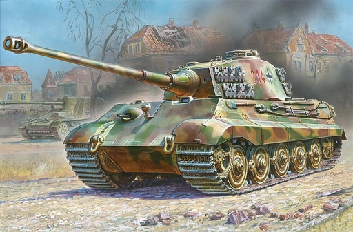 [ZVEZDA 6204  ] ZVEZDA 6204  1/100 Sd.Kfz.182 Königstiger Henschel 