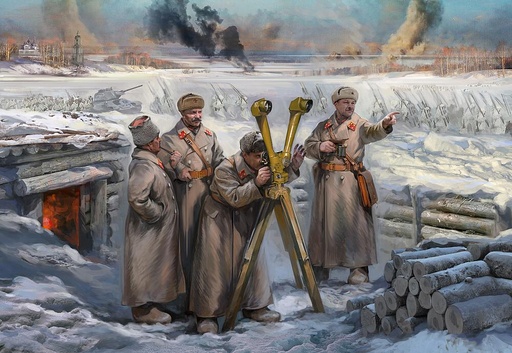 [ZVEZDA 6231  ] ZVEZDA 6231  1/72 WWII Quartier général soviétique hiver 