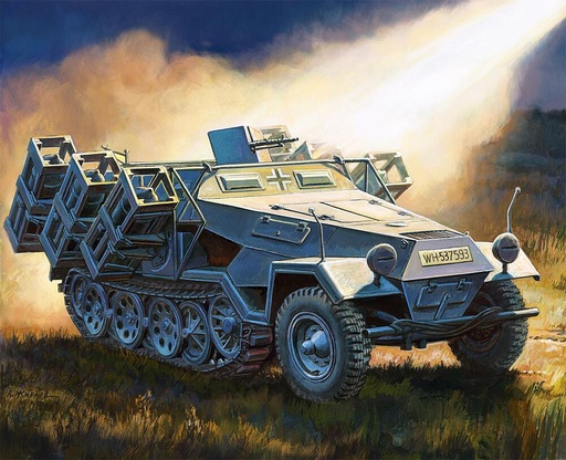[ZVEZDA 6243  ] ZVEZDA 6243  1/100 Sd.Kfz.251/1 Ausf.B Stuka à pied 