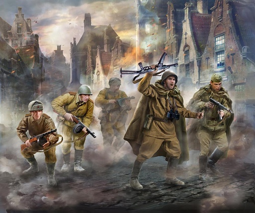 [ZVEZDA 6269  ] ZVEZDA 6269  1/72 WWII Division de mitrailleuses soviétiques 
