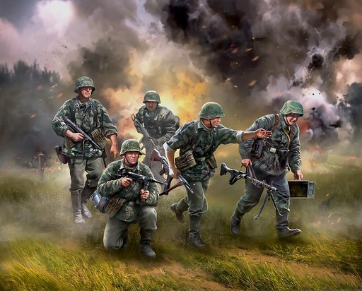 [ZVEZDA 6270  ] ZVEZDA 6270  1/72 WWII grenadiers de chars allemands 