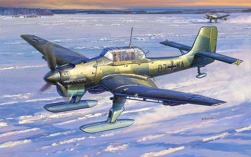 [ZVEZDA 7323  ] ZVEZDA 7323  1/72 Ju-87 Stuka avec skis 