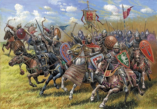 [ZVEZDA 8039  ] ZVEZDA 8039  1/72 chevaliers russes à cheval 