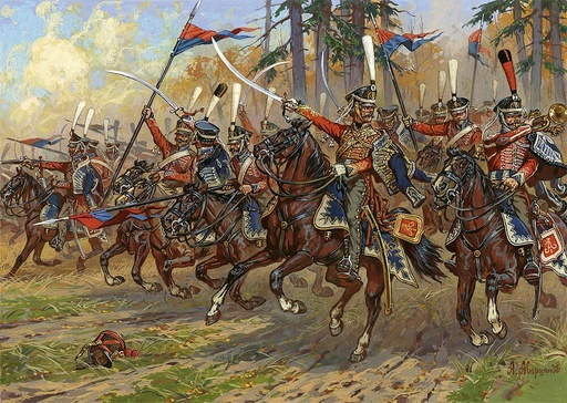 [ZVEZDA 8055  ] ZVEZDA 8055  1/72 hussards russes 1812-1814 