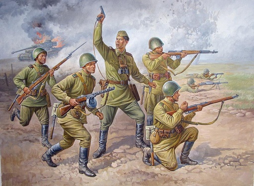 [ZVEZDA 8077  ] ZVEZDA 8077  1/72 WWI Infanterie soviétique 