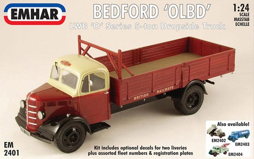 [EMHAR PKEM2401  ] EMHAR PKEM2401  1/24 Bedford OLDB, camion à plateau 