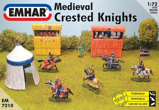 [EMHAR PKEM7210  ] EMHAR PKEM7210  1/72 Chevaliers médiévaux 