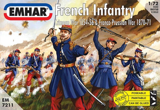 [EMHAR PKEM7211  ] EMHAR PKEM7211  1/72 Guerre de Crimée : infanterie française 