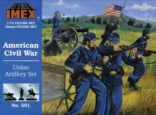 [IMEX PKIM501  ] IMEX PKIM501  1/72 Guerre de Sécession : l'artillerie de l'Union 